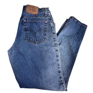 Levi's 550 Red Tab 90s Relaxed Fit Taper Leg Mom Jeans Women's Juniors Size 13 L